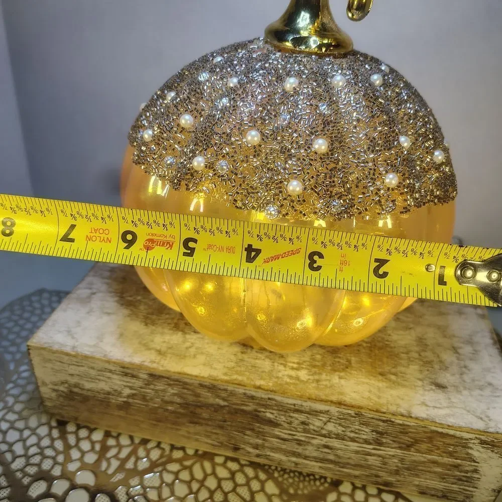 Gold and Silver Decorative Pumpkin